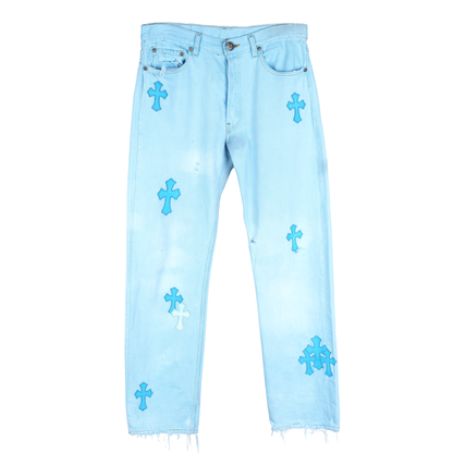 CHROME HEARTS CLB BLUE LEVI'S
