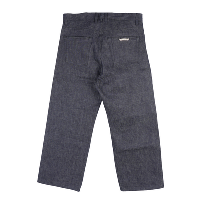 CHROME HEARTS INDIGO KS CUT JEANS SZ 33