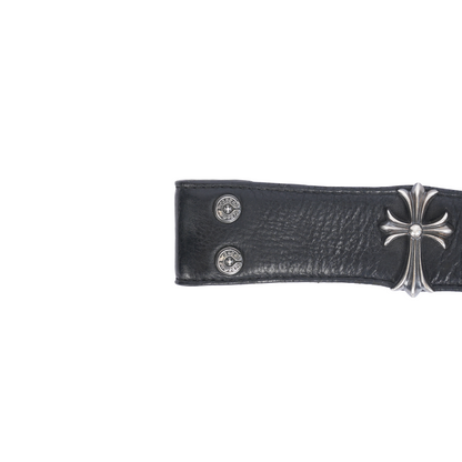CHROME HEARTS CROSS STUDDED BELT STRAP