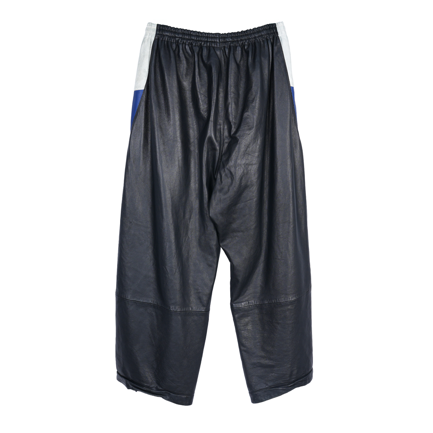 BALENCIAGA LEATHER TRACK PANTS