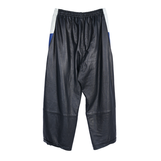 BALENCIAGA LEATHER TRACK PANTS