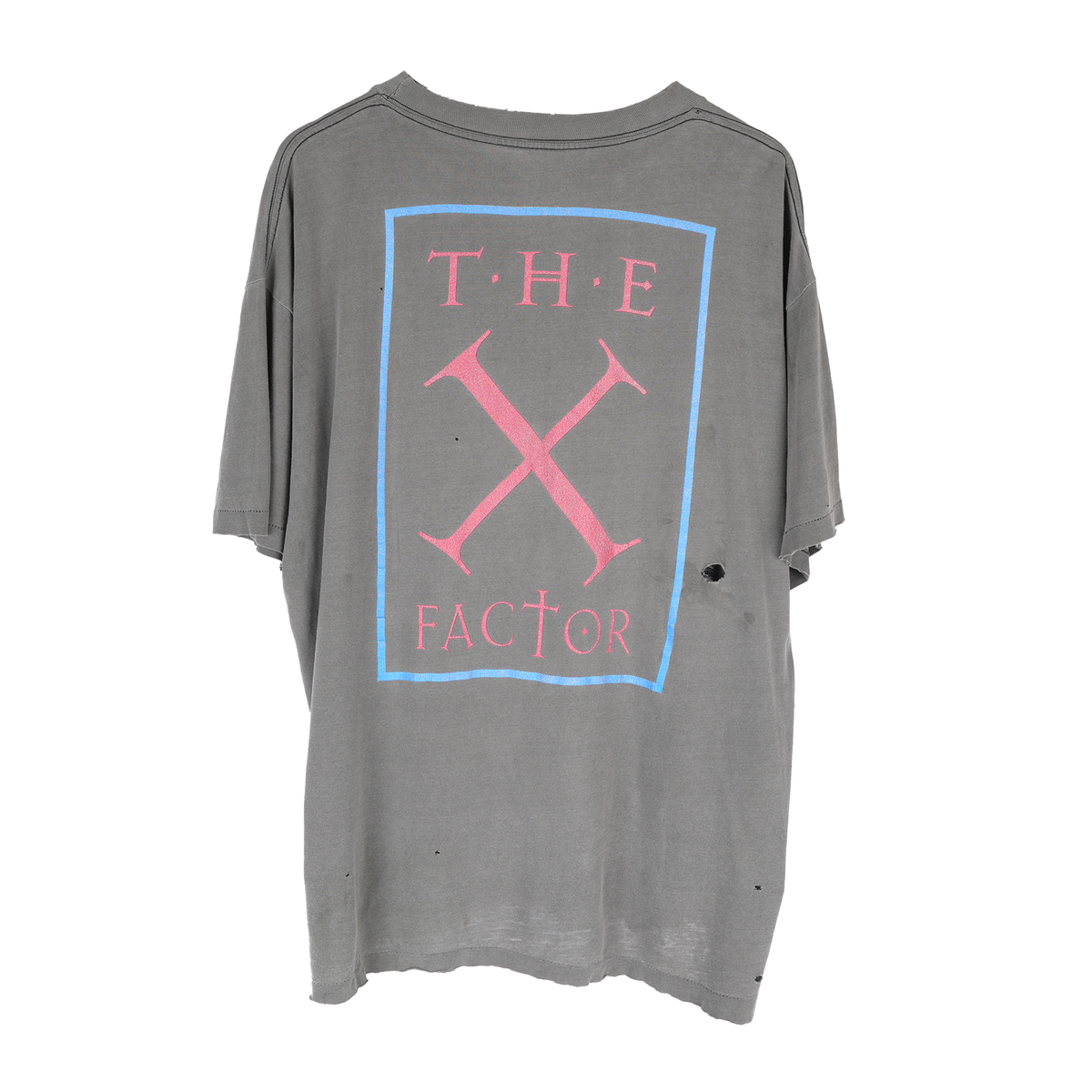 VINTAGE IRON MAIDEN THE X FACTOR FADED 1995 TEE