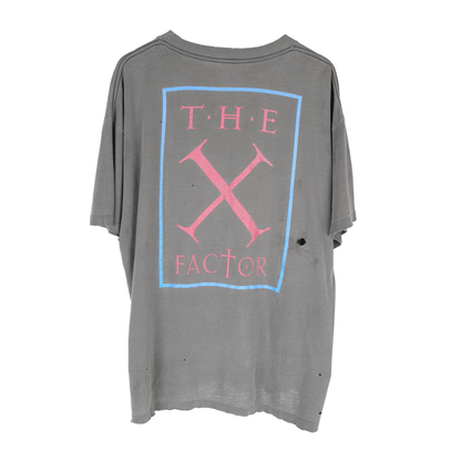 VINTAGE IRON MAIDEN THE X FACTOR FADED 1995 TEE