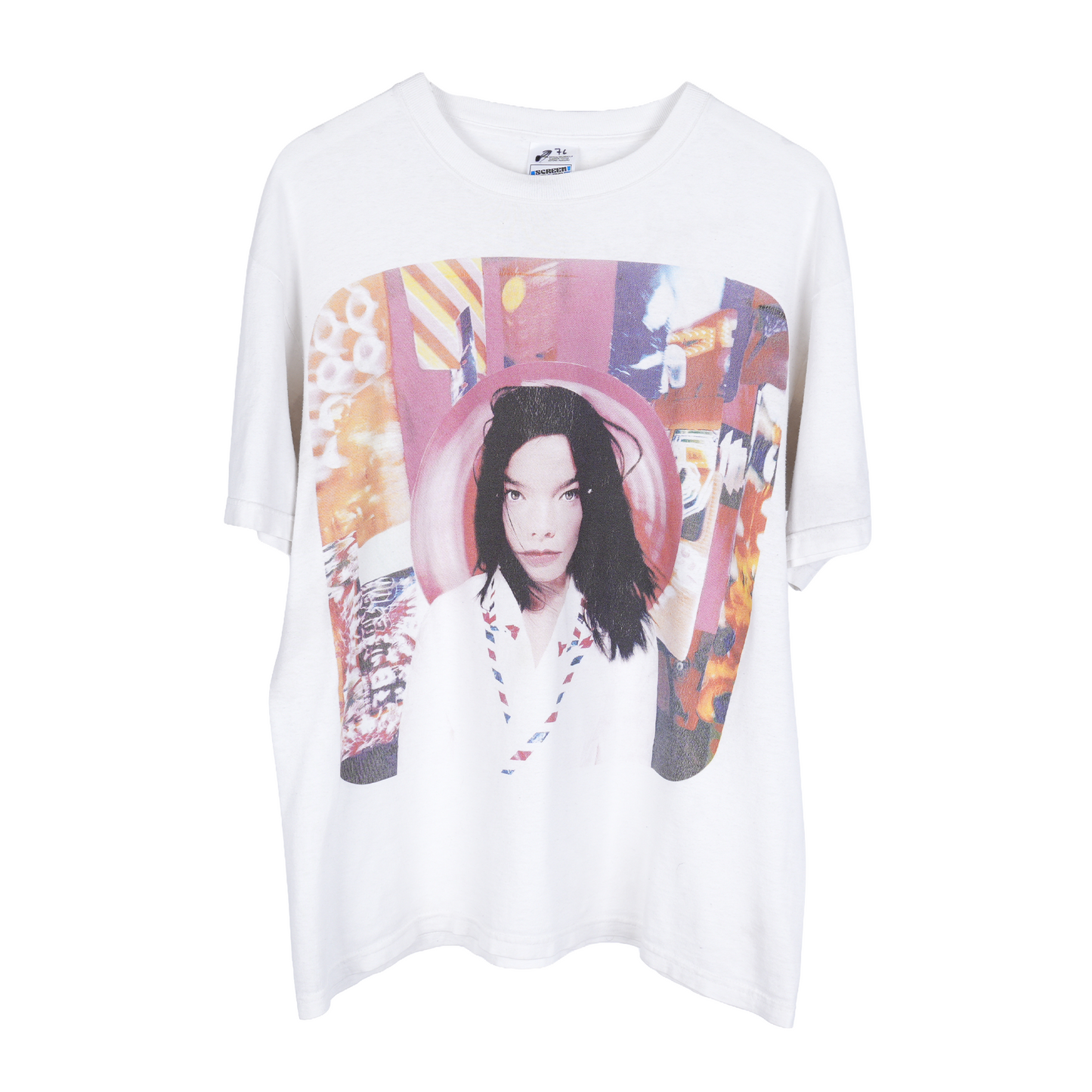 VINTAGE 90'S FADED BJORK POST ALBUM TEE
