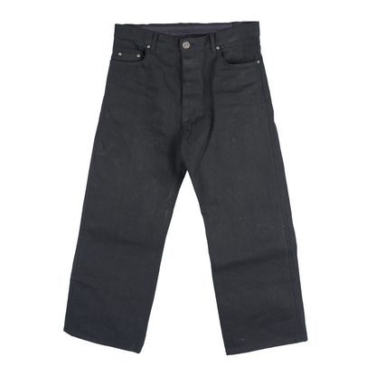 CHROME HEARTS BLACK KS CUT DENIM