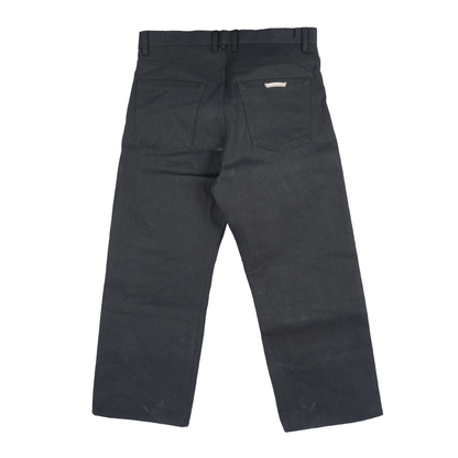 CHROME HEARTS BLACK KS CUT DENIM