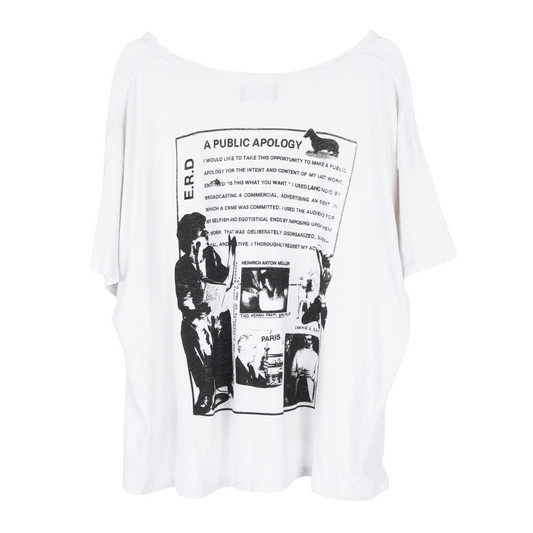ENFANTS RICHES DÉPRIMÉS  'A PUBLIC APOLOGY' TEE