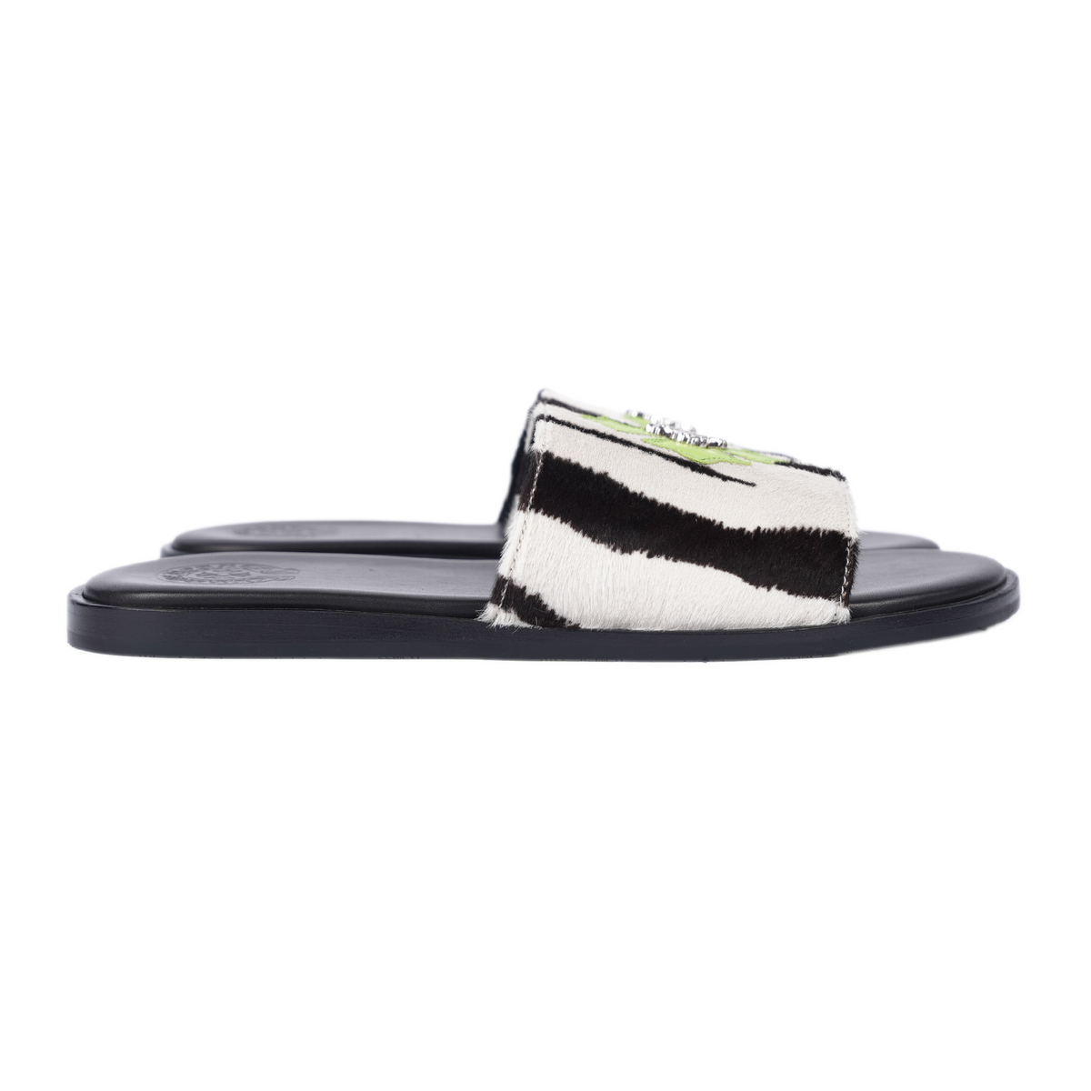 CHROME HEARTS ZEBRA FILIGREE PONY HAIR SLIDES