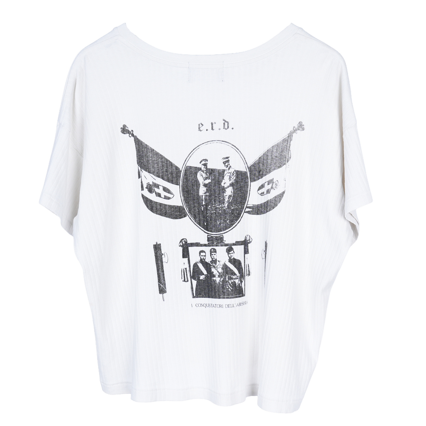 ERD Architettura Di Mussolini Ribbed T-Shirt