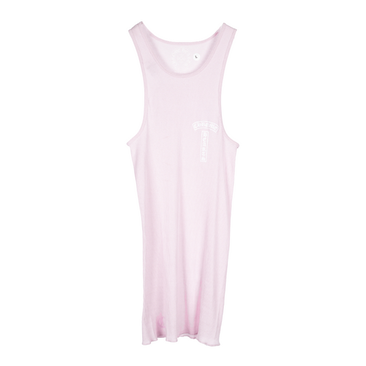 CHROME HEARTS PINK T BAR TANK TOP