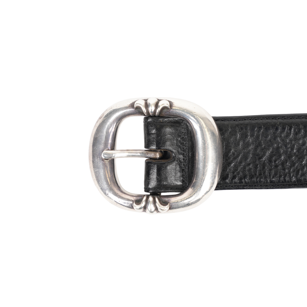 CHROME HEARTS 1.5" BLACK GUNSLINGER BELT