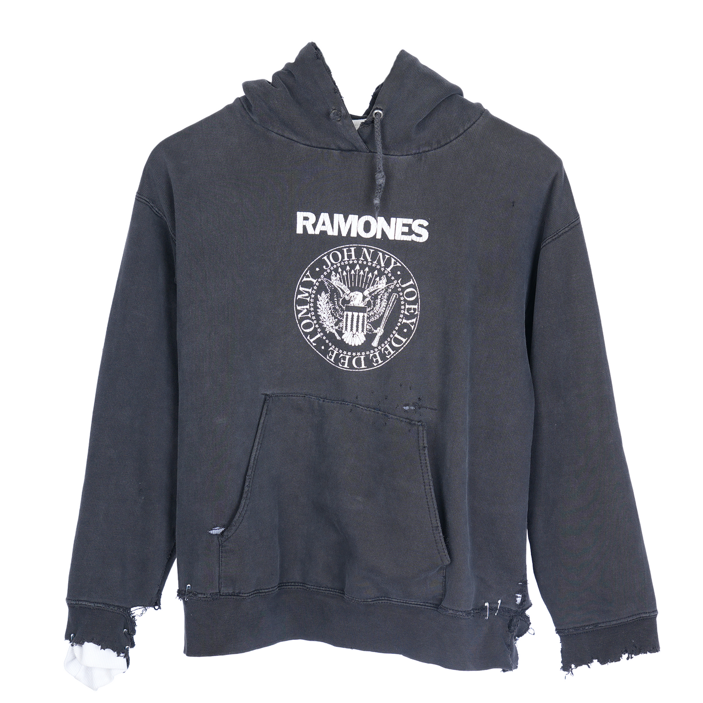 VINTAGE RAMONES REPAIRED THERMAL HOODIE