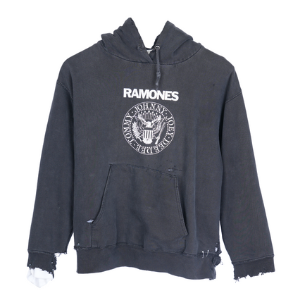 VINTAGE RAMONES REPAIRED THERMAL HOODIE