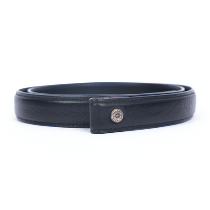 CHROME HEARTS PLAIN BLACK BELT STRAP 1 INCH SIZE 34 BRAND NEW