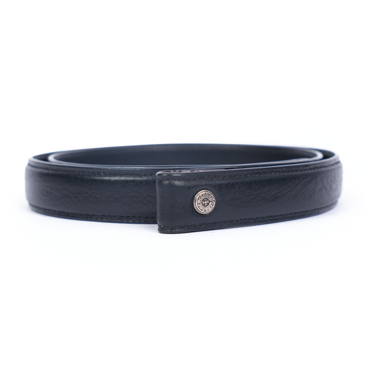 CHROME HEARTS PLAIN BLACK BELT STRAP 1 INCH SIZE 34 BRAND NEW