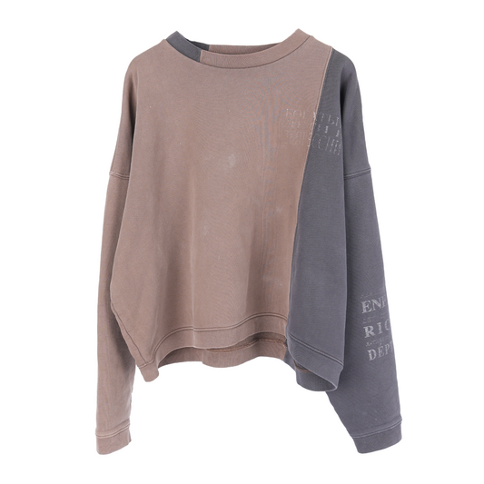 ERD RUSSIAN TATTOO FADED CREWNECK