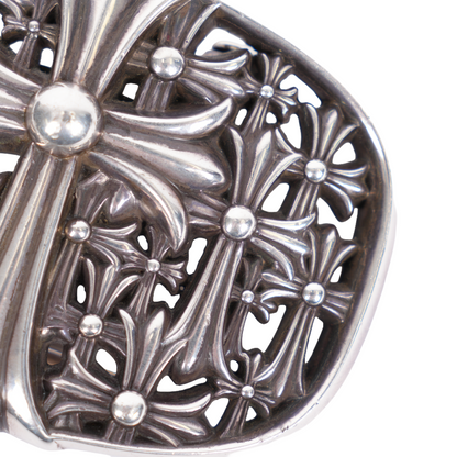 CHROME HEARTS SILVER CEMETERY BUCKLE