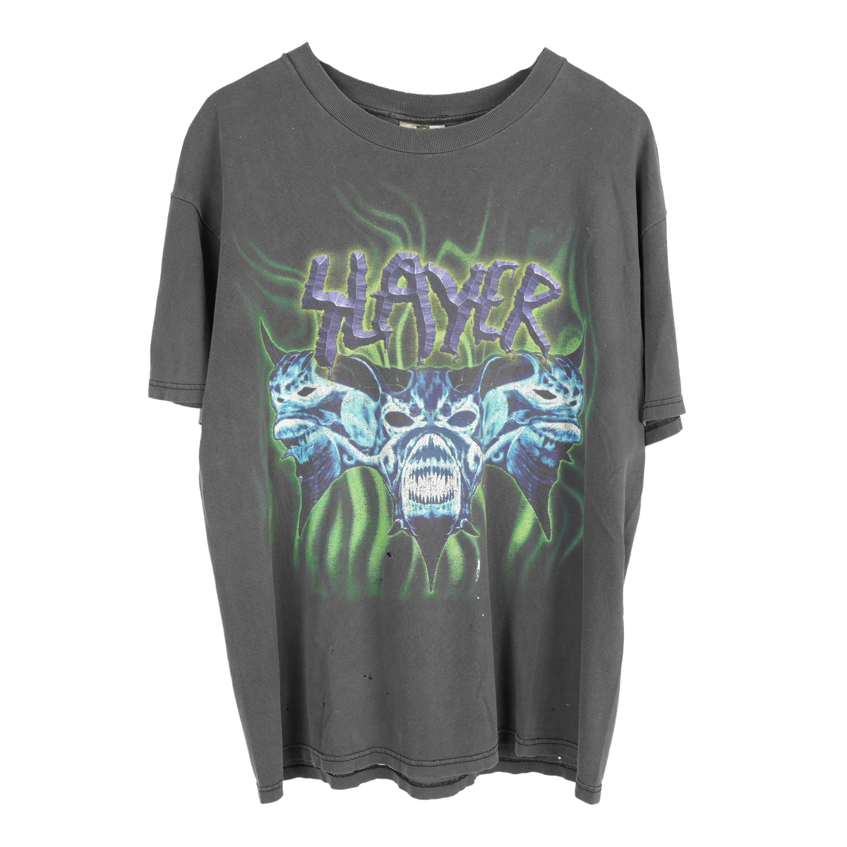VINTAGE 90'S SLAYER THREE HEAD SKULL TEE
