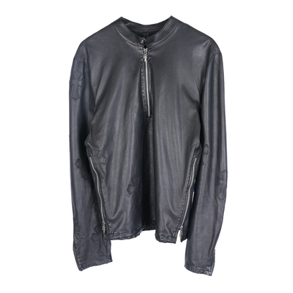 CHROME HEARTS EZ RIDER BIKER QUARTER ZIP JACKET