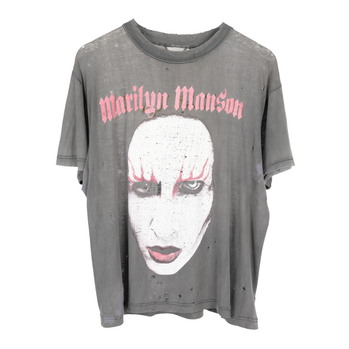 VINTAGE DISTRESSED MARILYN MANSON BIG FACE TEE