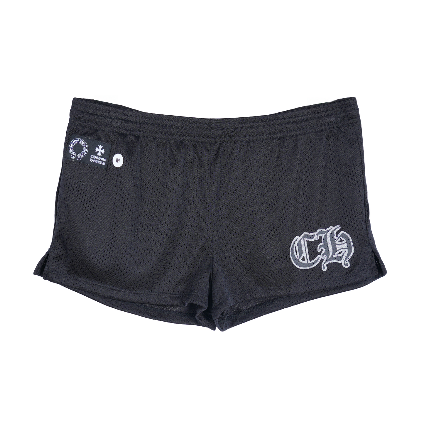 CHROME HEARTS "CH" LOGO WOMENS MESH SHORTS