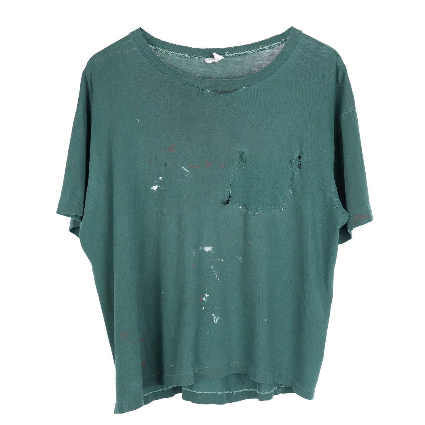 BLANK VINTAGE GREEN POCKET T-SHIRT