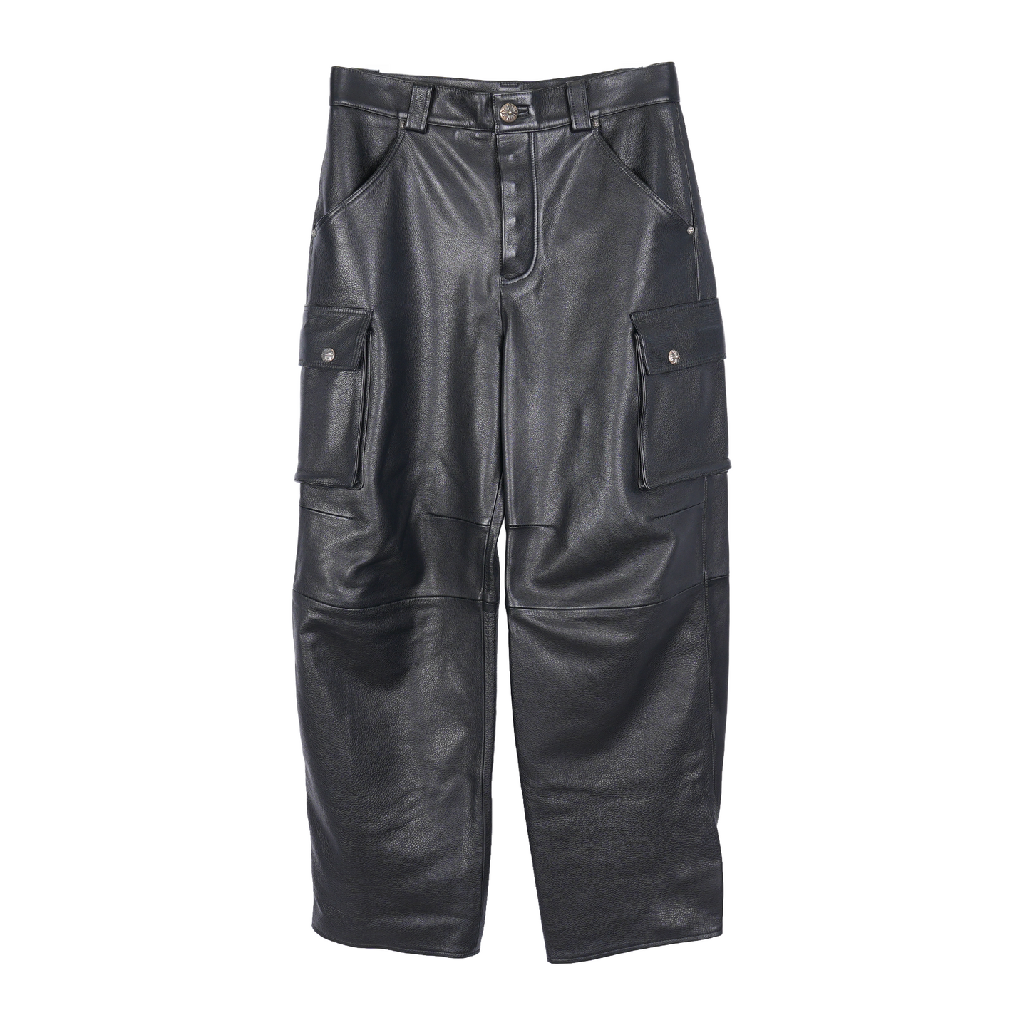 CHROME HEARTS ARTICULATE LEATHER CARGO PANTS