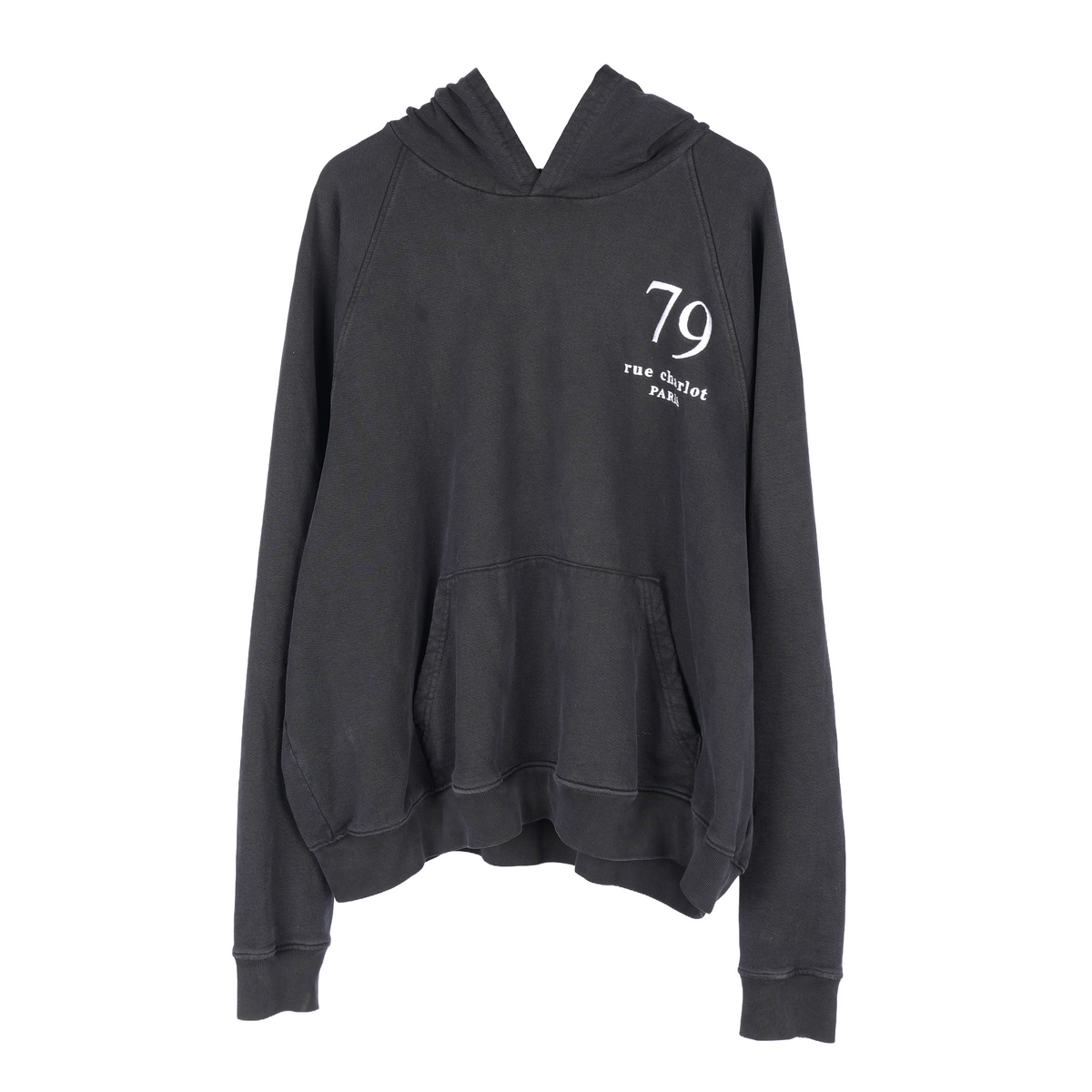 ERD 79 RUE CHARLOT PARIS HOODIE BLACK