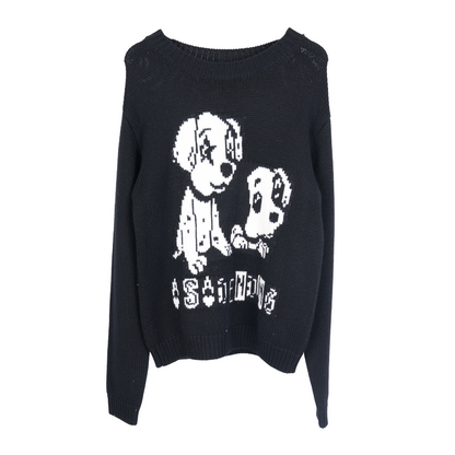 A SAD ENDING KNIT CREWNECK