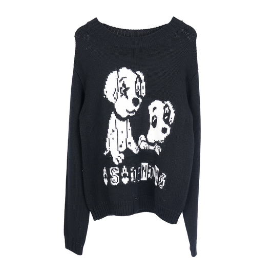 A SAD ENDING KNIT CREWNECK