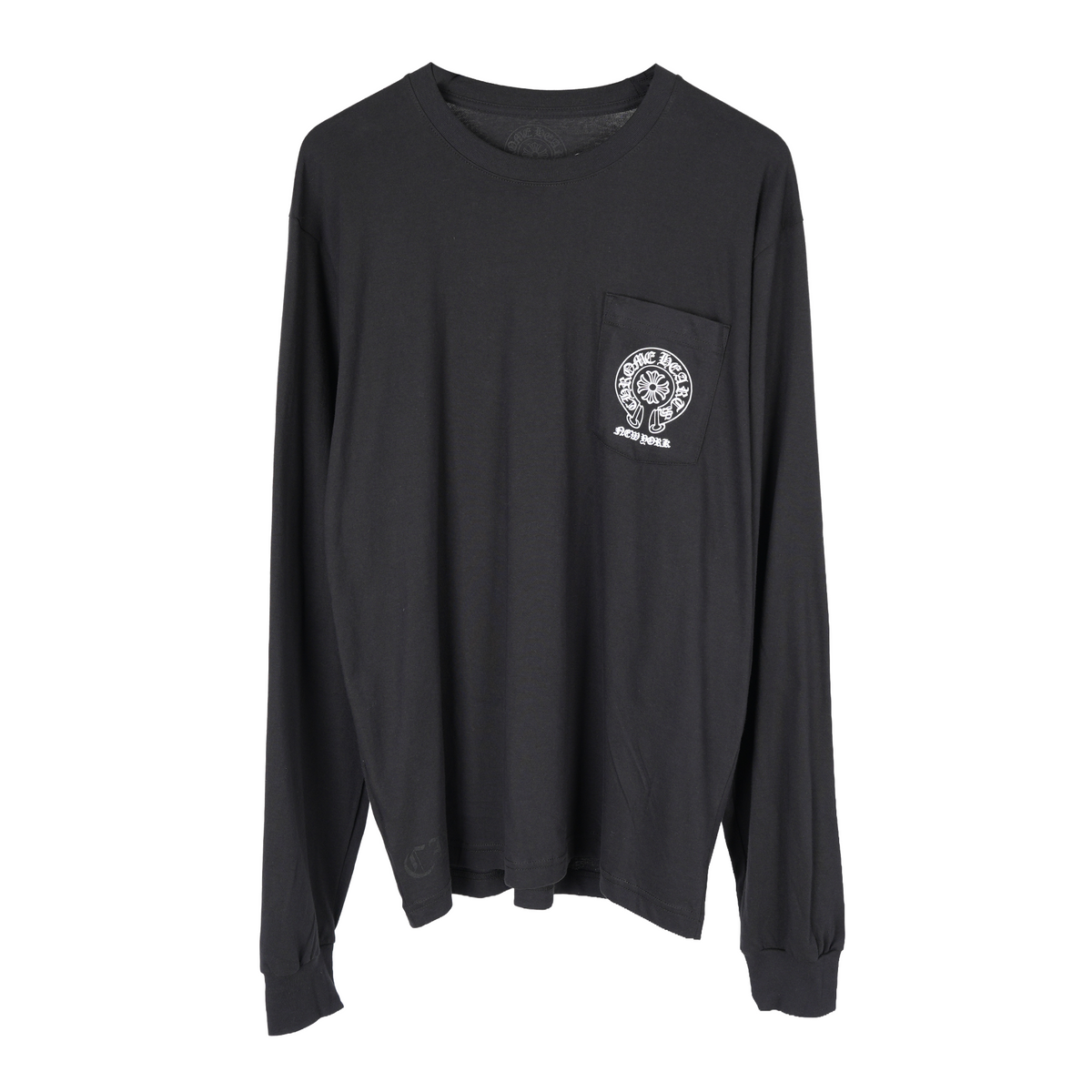 CHROME HEARTS NEW YORK EXCLUSIVE HORSESHOE LOGO POCKET LONG SLEEVE