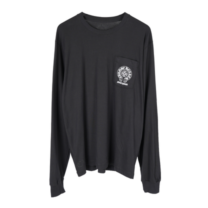 CHROME HEARTS NEW YORK EXCLUSIVE HORSESHOE LOGO POCKET LONG SLEEVE