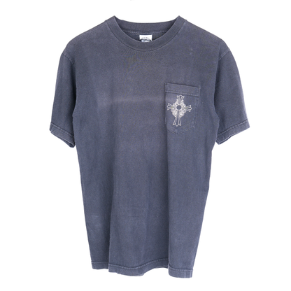 CHROME HEARTS VINTAGE FADED NYC POCKET T-SHIRT