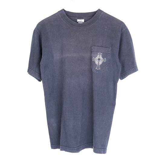 CHROME HEARTS VINTAGE FADED NYC POCKET T-SHIRT