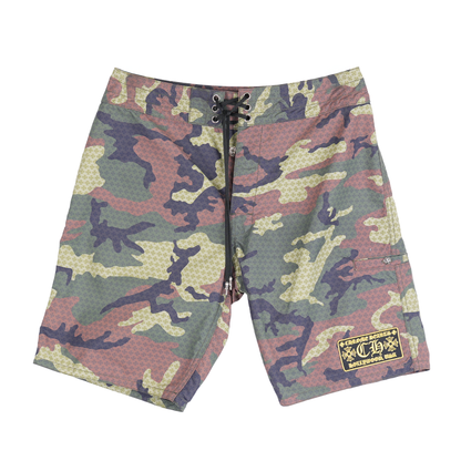 CH NEW RELEASE CAMO PLUS MONOGRAM SHORTS