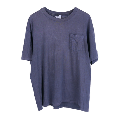 VINTAGE BOXY BLANK NAVY POCKET TEE