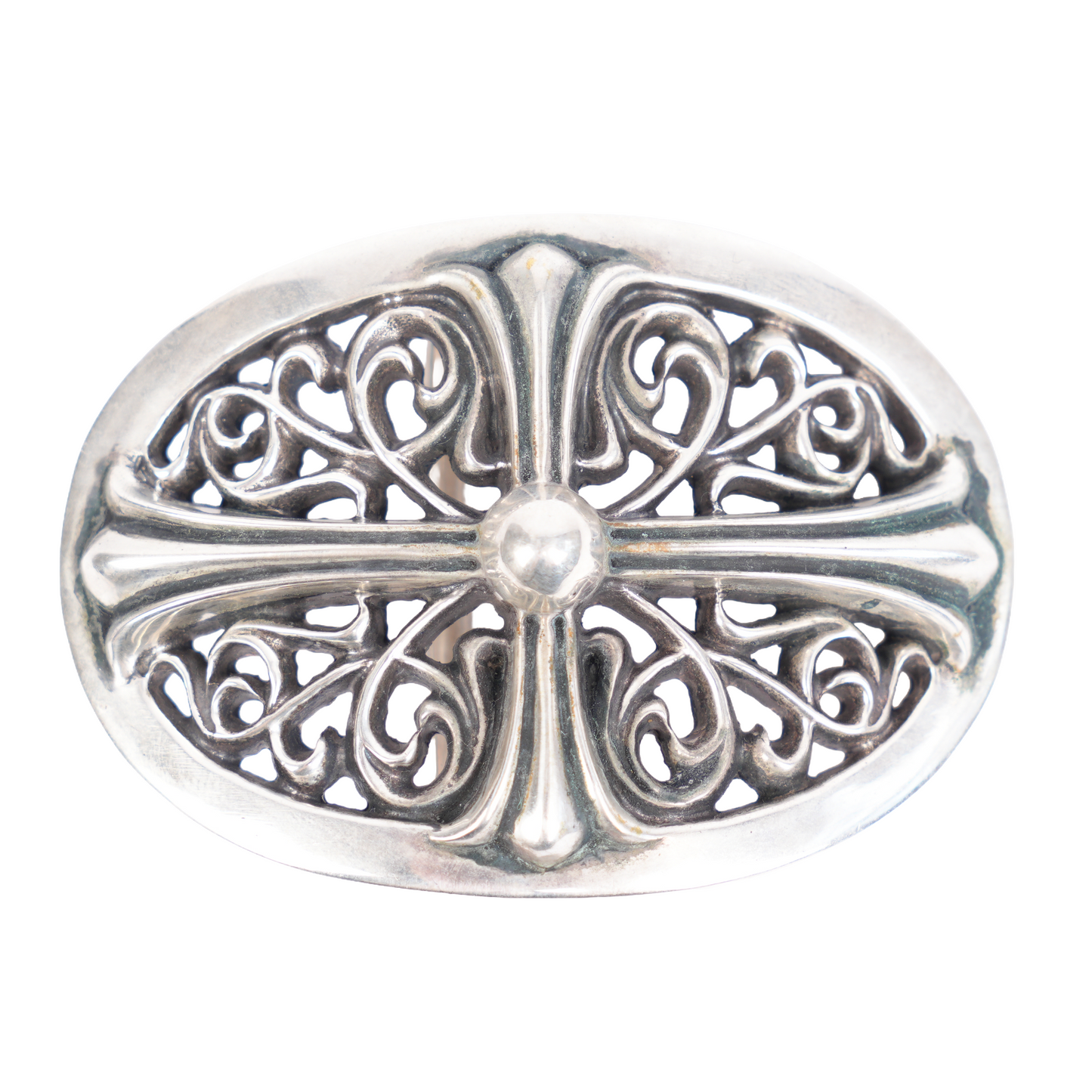 CHROME HEARTS CROSS OVAL BUCKLE BRAND NEW