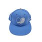 CH CHROME 7 3/8 HEARTS BLUE HEART HAT LOVE YOU FITTED