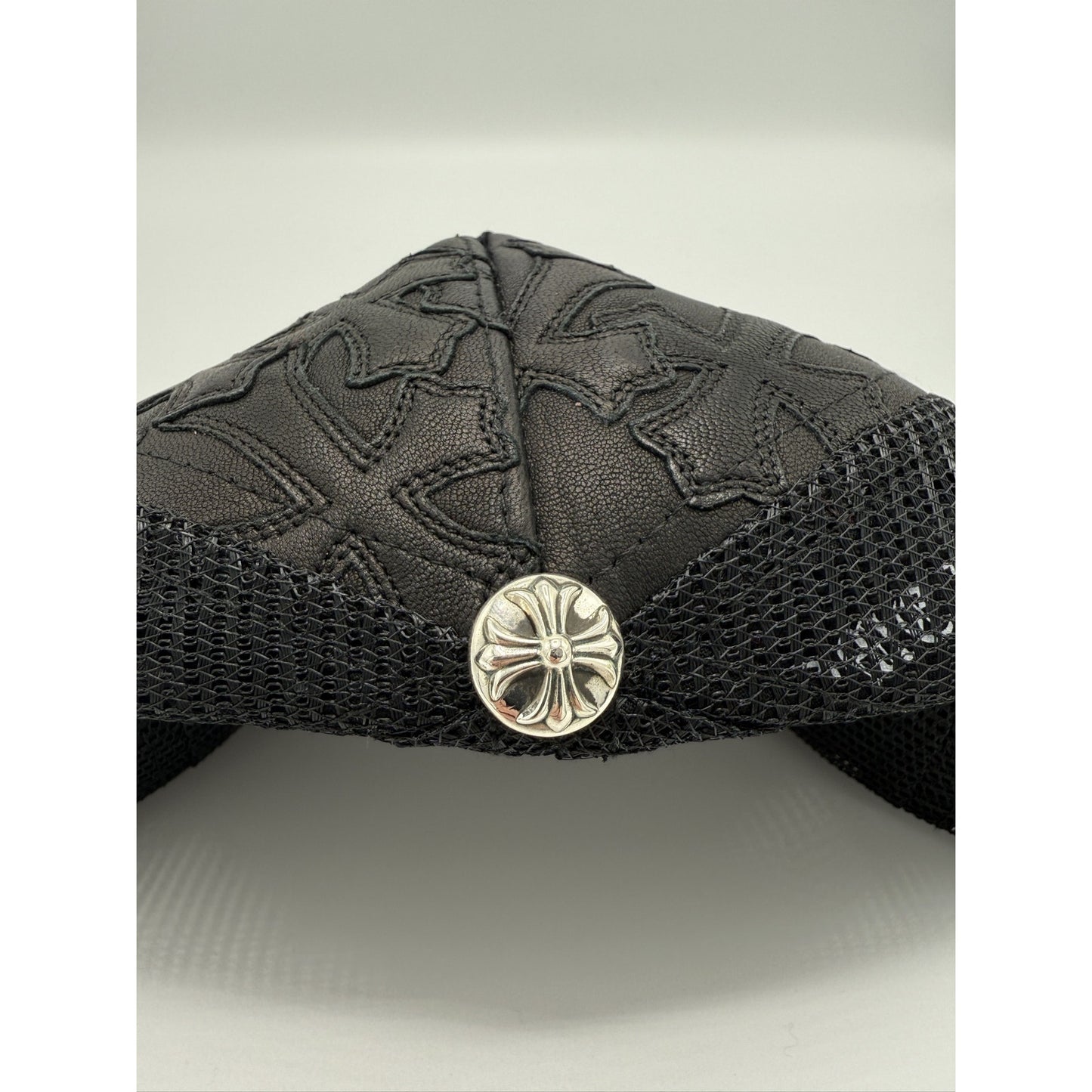 CHROME HEARTS CH BLACK PATCH CEMETERY HAT