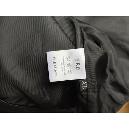 ERD Leather Techno Logo Coach Jacket XL