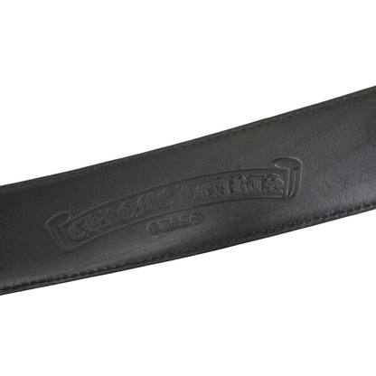 CHROME HEARTS 1.5" BLACK GUNSLINGER BELT