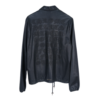CHROME HEARTS 1 OF 1 MATTY BOY HANDPAINTED LEATHER JACKET