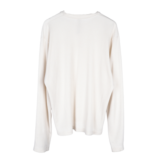 CHROME HEARTS WHITE THERMAL HENLEY LONG SLEEVE