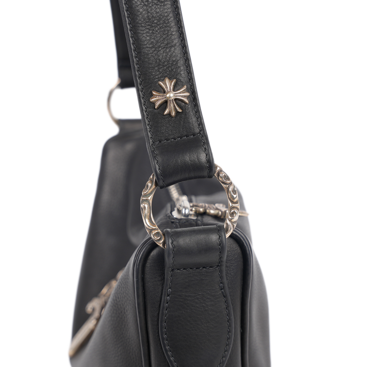 CHROME HEARTS BLACK CHICKEN NUGGET DAGGER PURSE
