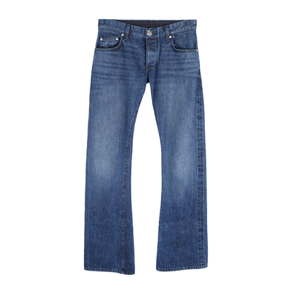 CHROME HEARTS RS INDIGO BLUE SELVEDGE DENIM PANTS