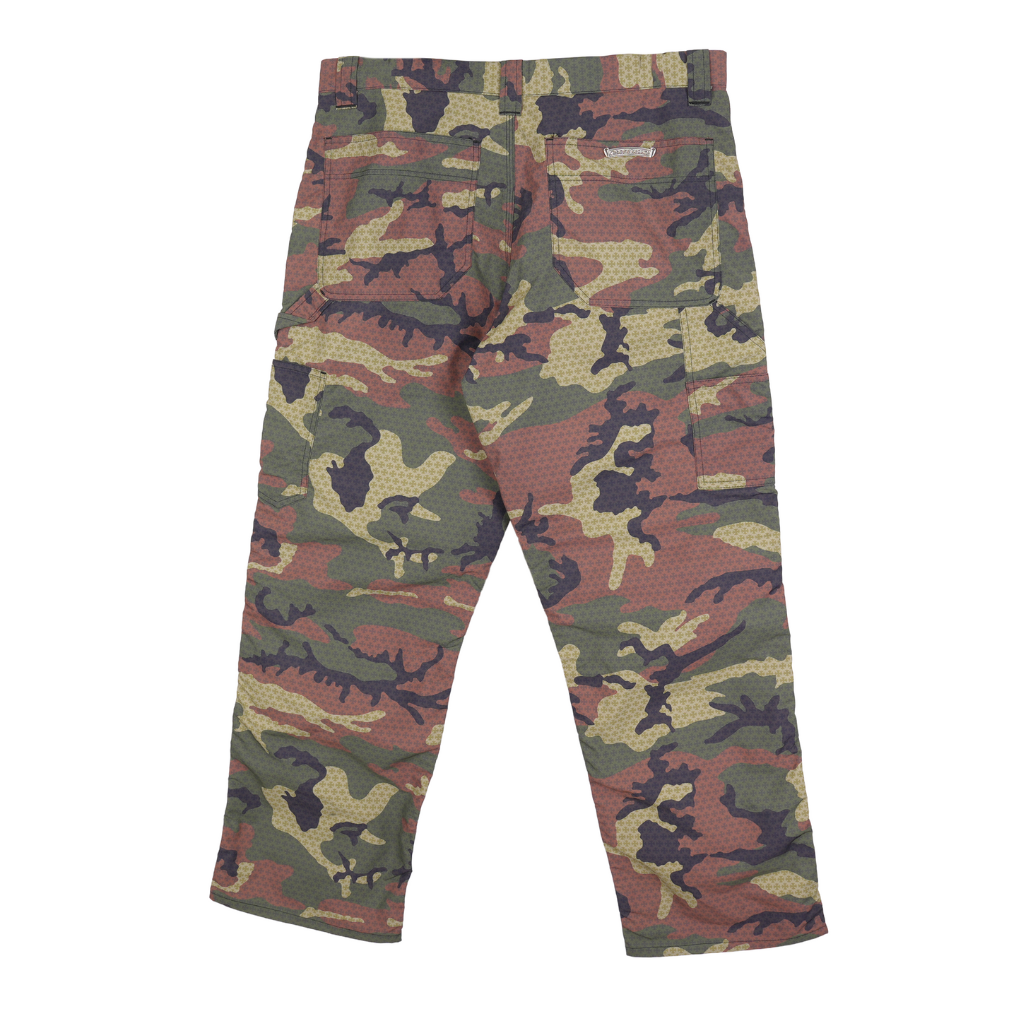 CHROME HEARTS CAMOUFLAGE MONOGRAM DOUBLE KNEE PANTS