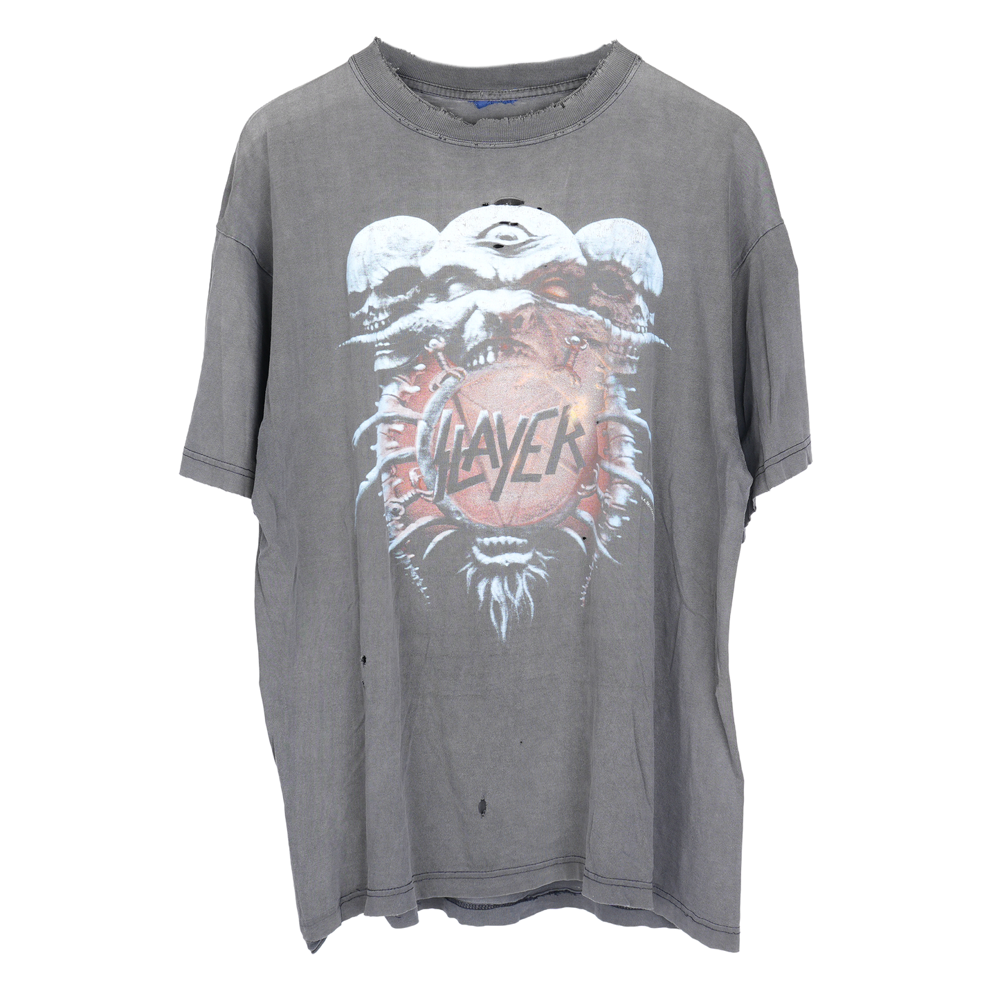 VINTAGE SLAYER DEATH LOVES FINAL EMBRACE FADED TEE