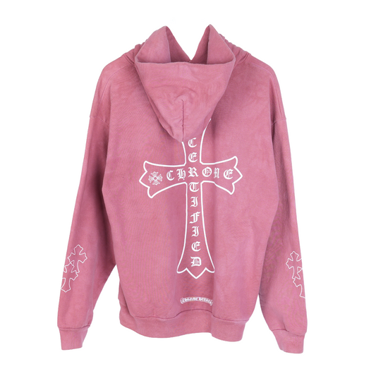 RED CLB CHROME HEARTS HOODIE