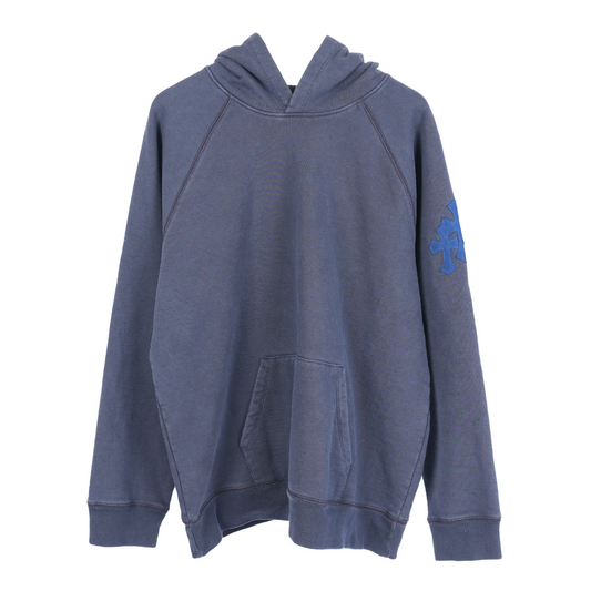 CHROME HEARTS BLUE PAPER JAM HOODIE XXL
