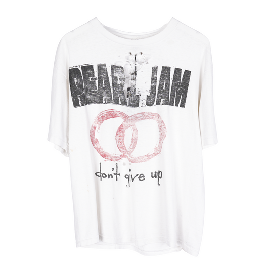 VINTAGE THRASHED PEARL JAM DON'T GIVE UP TEE